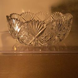 Antique American Brilliant Crystal Bowl