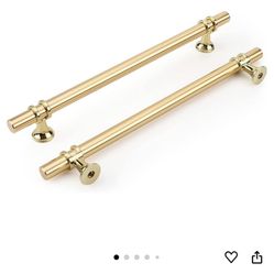 Qty 9 Brand New gold Cabinet Hardware