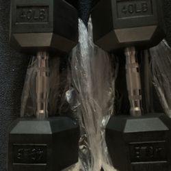 40 Pounds Dumbbells