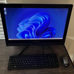 Lenovo C40-05 AIO. 21.5” . 1.8 GHZ AMD. 512 GB SSD. 8 GB Ram. Windows 11 Home