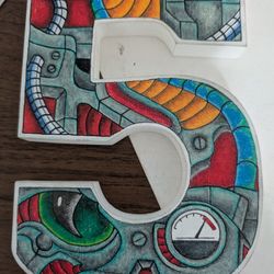 Wall Hanging Hand Drawn Art