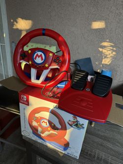 Nintendo Switch Mario Kart Racing Wheel Pro Mini + Pedals (Hori Official)