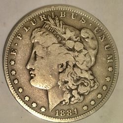 1884 S Morgan Silver Dollar Rare