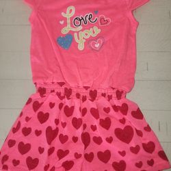 Kids One Piece Shorts Set