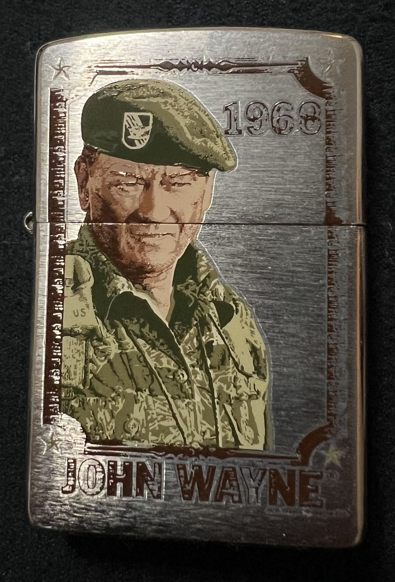 John Wayne Collection Zippo Lighter - Excellent Condition