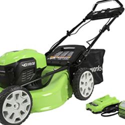 Greenworks 40V 21" Brushless Cordless (Smart Pace) Self-Propelled Electric Lawn Mower