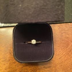 1/3 Carat Diamond, 14k Yellow Gold