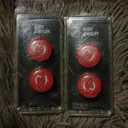 New Jersey Devils Ear Plugs/ Guages