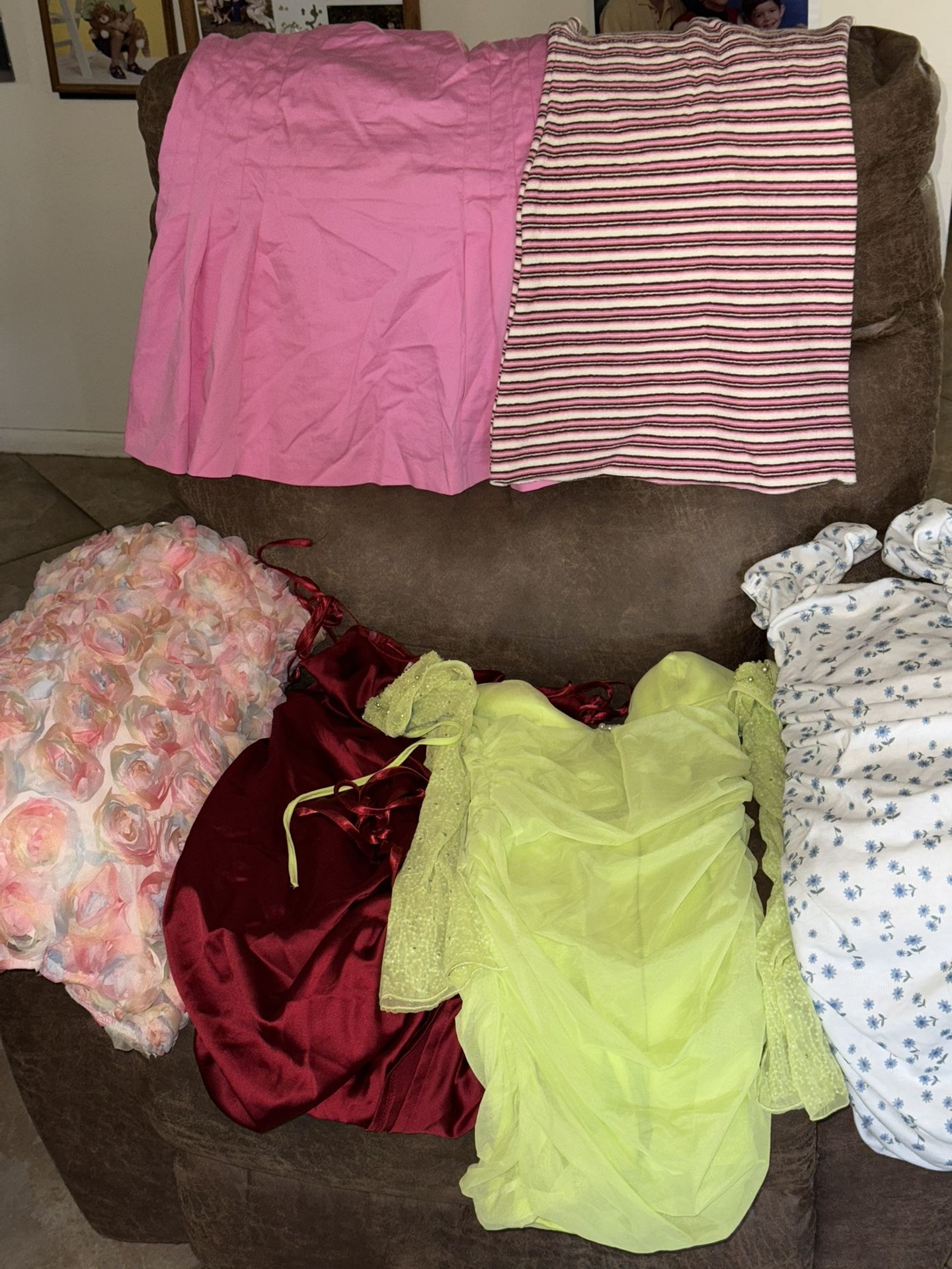 Bundle of Six Young Women's Dresses