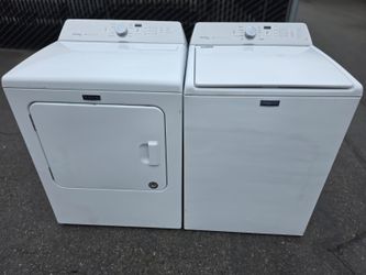 Maytag washer and dryer.