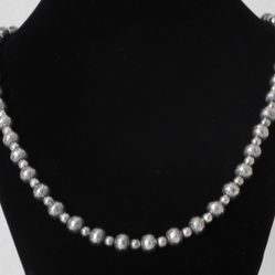 Relios Designer Carolyn Pollack Southwestern Sterling Silver Bead Tribal 18 - 22" Necklace

