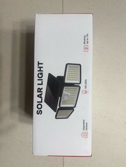 Solar motion sensor LED lights