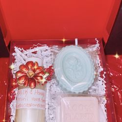 Mini Hand soap And Soap Bar Gift Box 