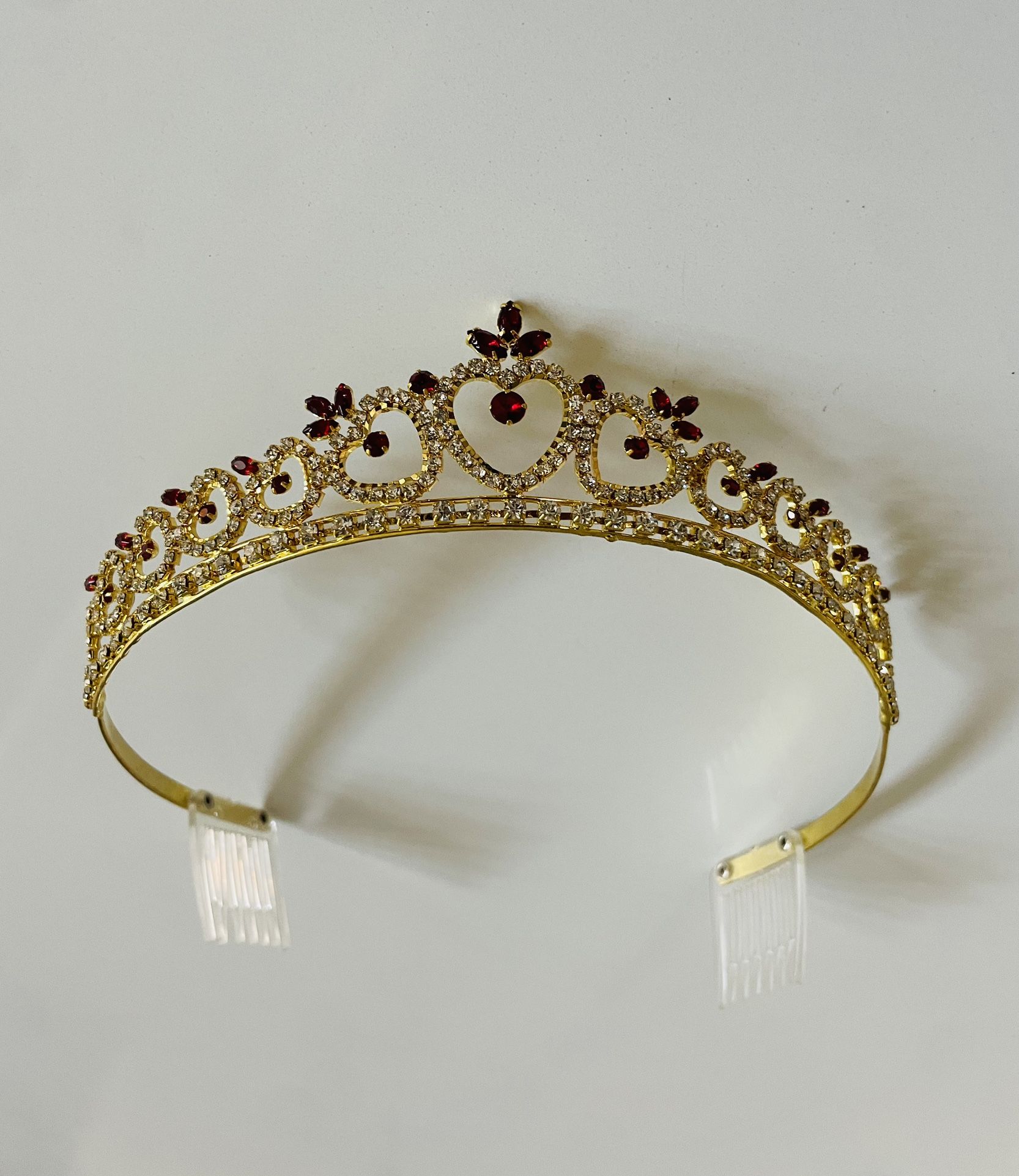 Tiara Golden with Swarovski Crystal 