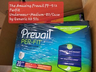 The Amazing Prevail PF - 512 PerFit Underwear - Medium - 80 Case by Ge &KY9k