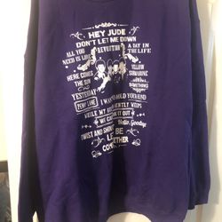 The Beatles Sweatshirt Size Mens 2XL