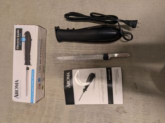 Aroma Electric Knife with Box and Manual