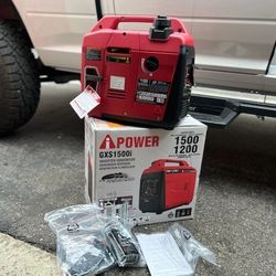 1500-Watt Recoil Start Gasoline Powered Ultra-Light Inverter Generator with 60cc OHV Engine and CO Sensor Shutdown