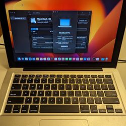 MacBook Pro Ventura 13 OSX (New SSD)