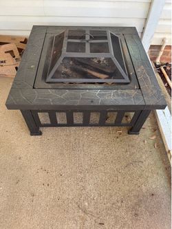 Metal fire pit