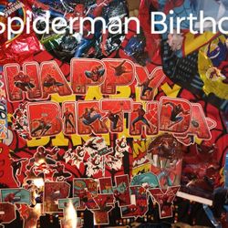 Spiderman Birthday Decorations /Party Supplies 