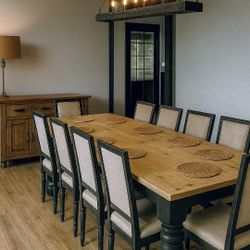 Custom Made Farmhouse Dining Tables.