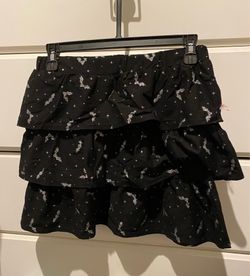 Silver bats skirt