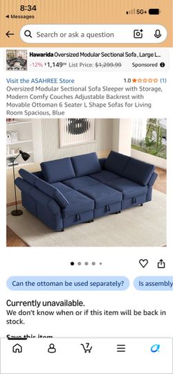 Sleeper sofa