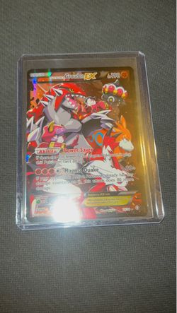 Pokemon Cards Double Crisis Team Magma’s Groudon EX