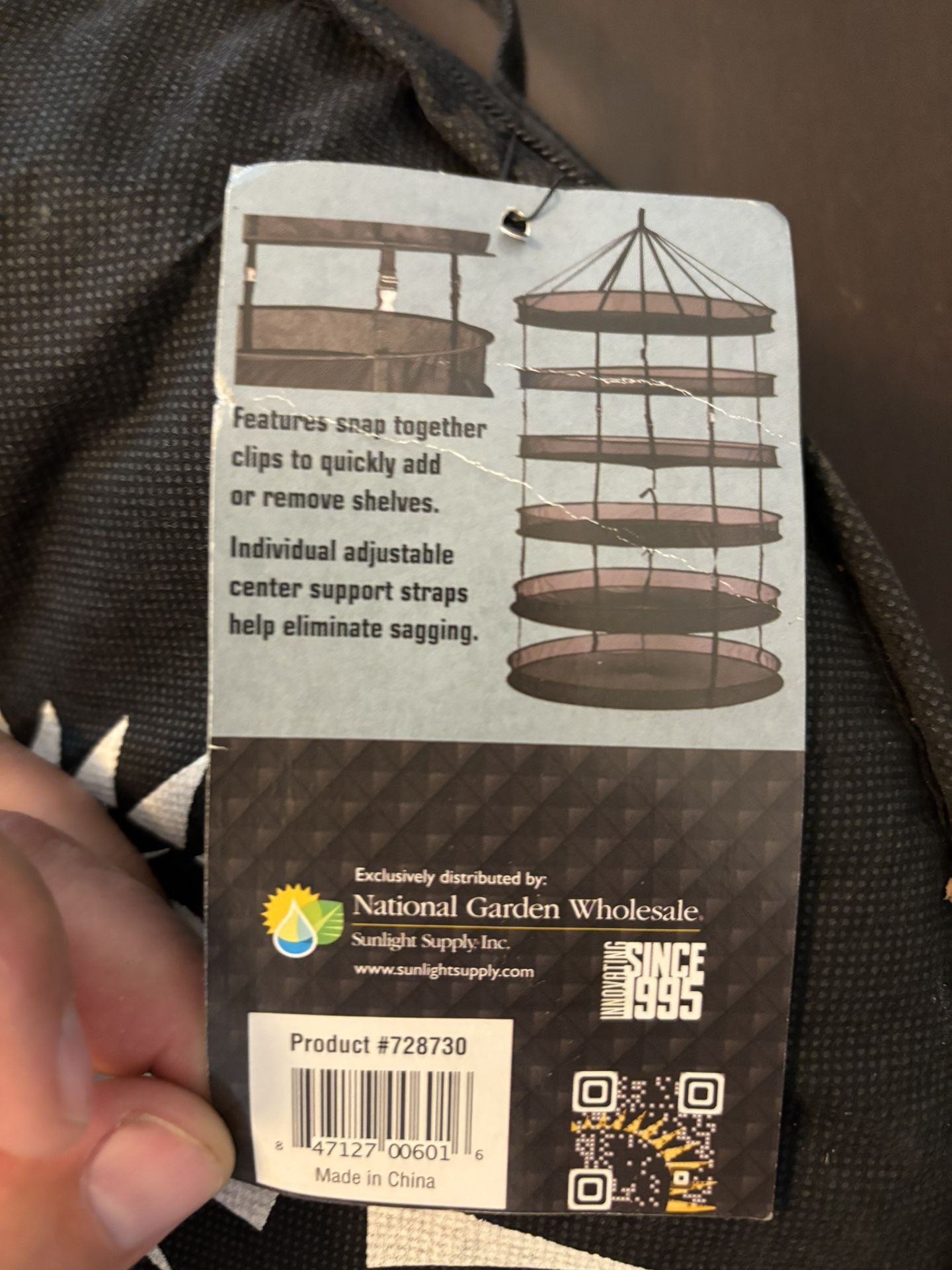 Growers Edge Mesh Hanging Drying Rack 