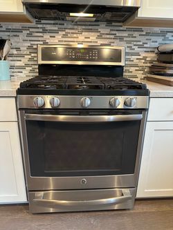 GE Profile Stainless Steel Gas Range