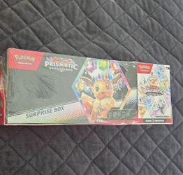 Pokemon Prismatic Evolutions Surprise Box Booster Bundle