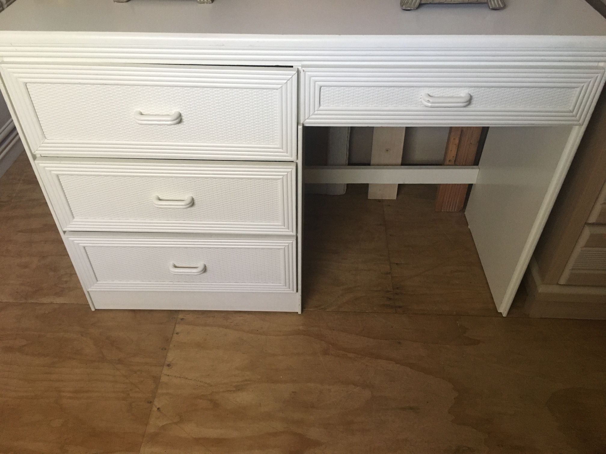 White Desk, All Wood, $150