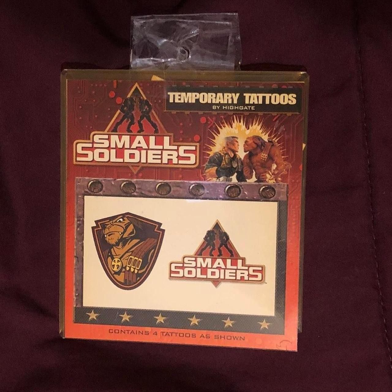 Vintage 1998 Small Soldiers Temporary Tattoos