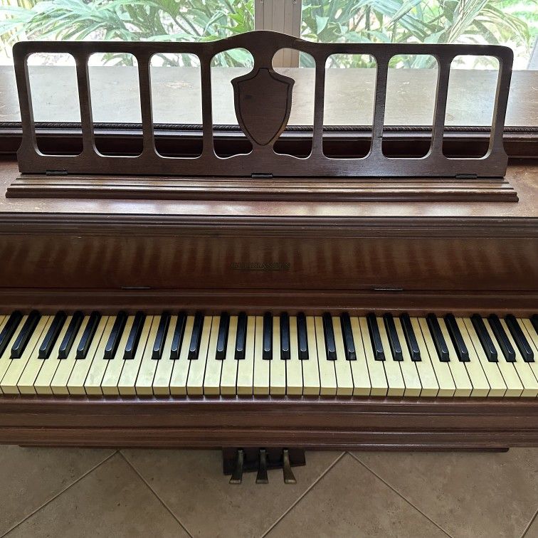 1938 Gulbransen Antique Upright Piano 