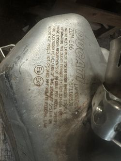 Ducati ZDM-E66 Exhaust System