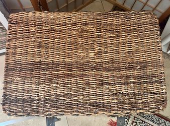 Vintage Wicker Storage Chest / Box