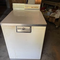 Vintage Lady Kenmore portable dishwasher 