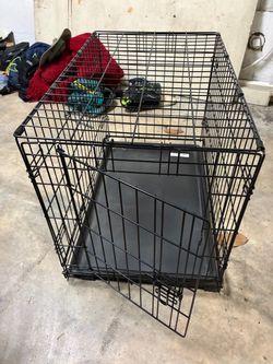 Dog crate, foldable, medium