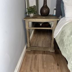 Mirrored Nightstand 