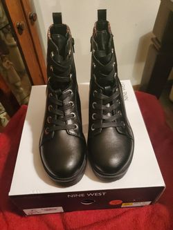 Nine West combat boots are the perfect mix of bold and chic style.