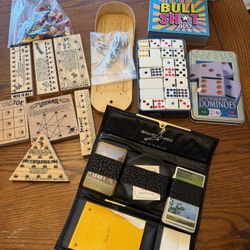 LOT Games Game Dominoes Bowling ALL FOR