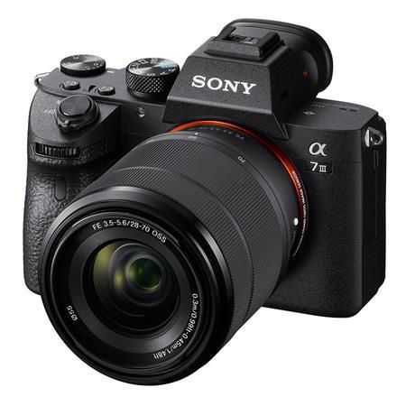 Sony - Alpha a7 Ill Mirrorless [Video] Camera with FE 28-70 mm F3.5-5.6 OSS Lens - Black + FLASH