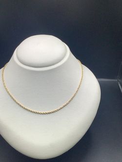 10K Rope Necklace