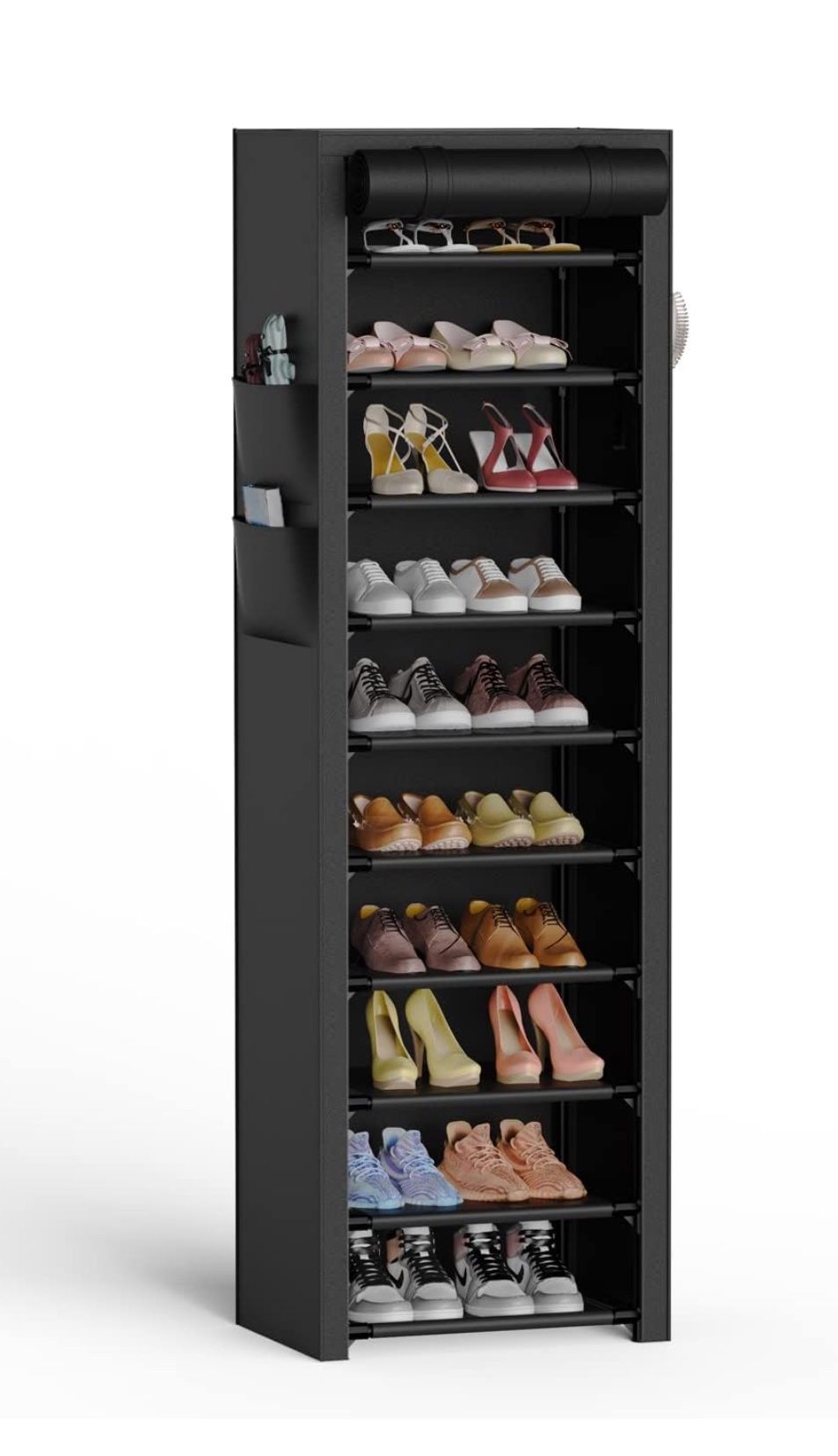 Shoe Rack with Dust Cover