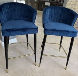 Blue Bar Stools