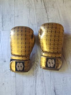 Like new Mayweather boxing gloves and backpack $40