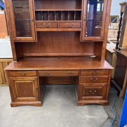 Desk With Hutch For Sale - $100 OBO