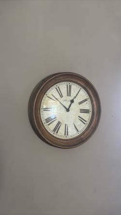 Wood frame clock