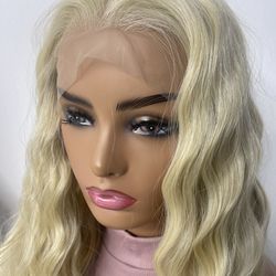 Just Like Human Hair! Luxury Fiber Wig 613 Blonde 